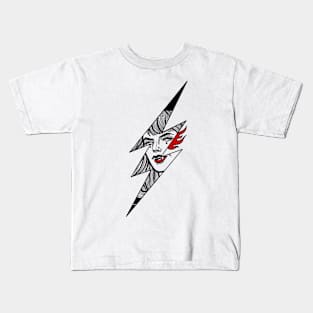 devil lightning Kids T-Shirt